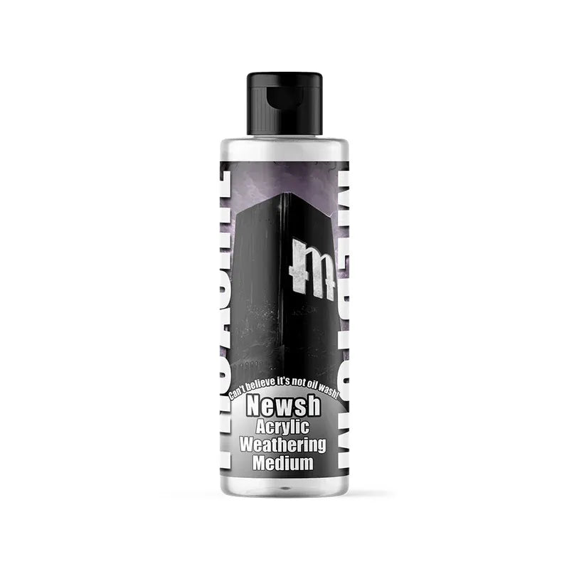 Pro Acryl NEWSH Acrylic Weathering Medium bottle from Monument Hobbies.