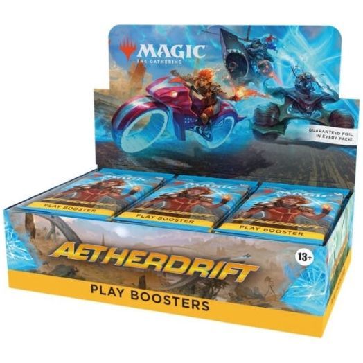Magic the Gathering Aetherdrift Play Booster Display with 30 packs.