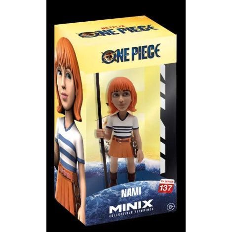 One Piece Nami Minix Figure in window box packaging.