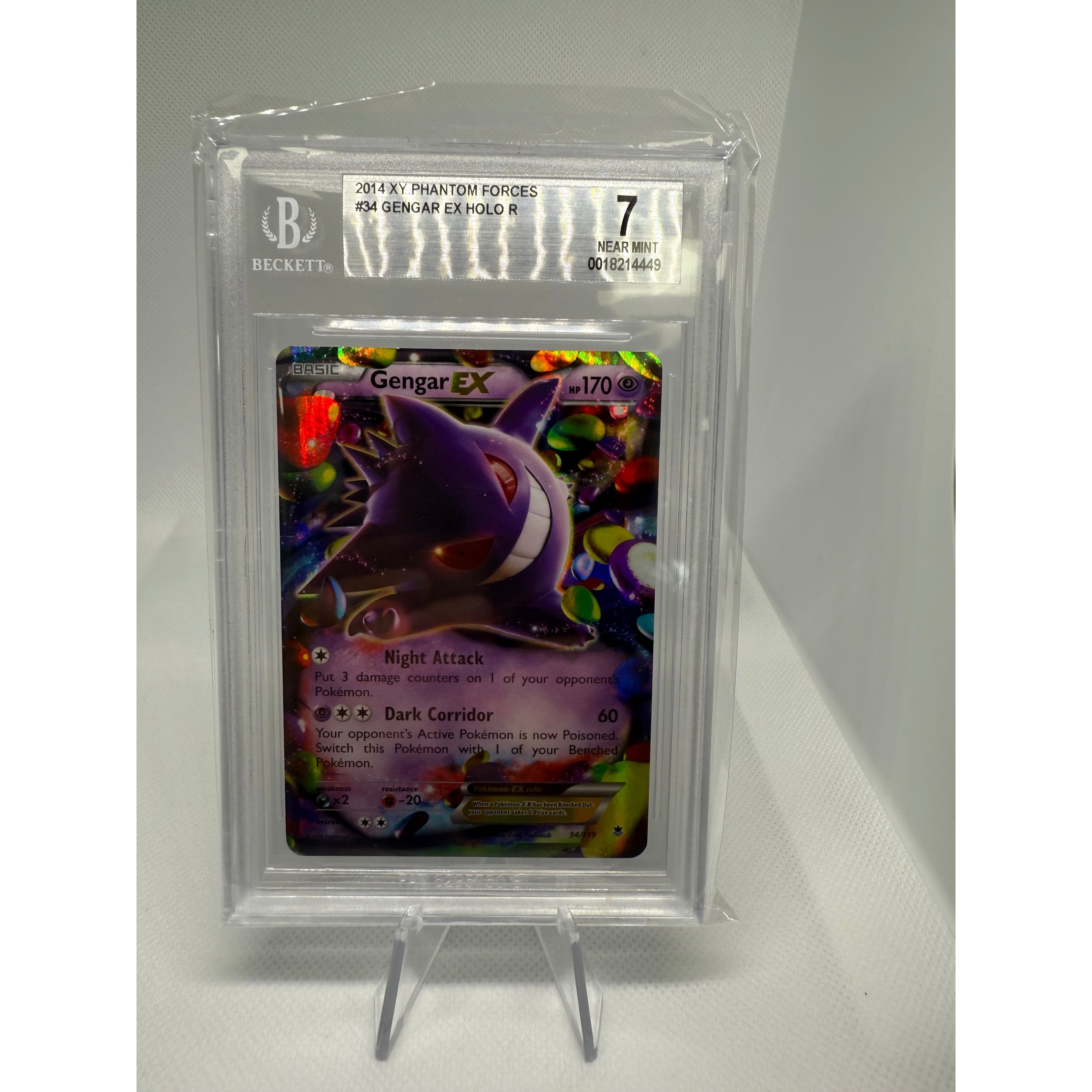 Gengar #34 BGS Near mint 7 Gengar #34 BGS Near mint 7