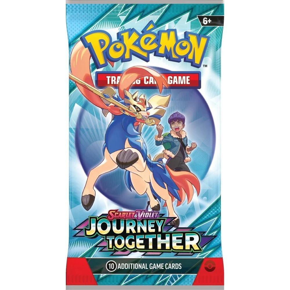 Journey Together Booster Pack - SV09, featuring 10 random Pokémon cards.