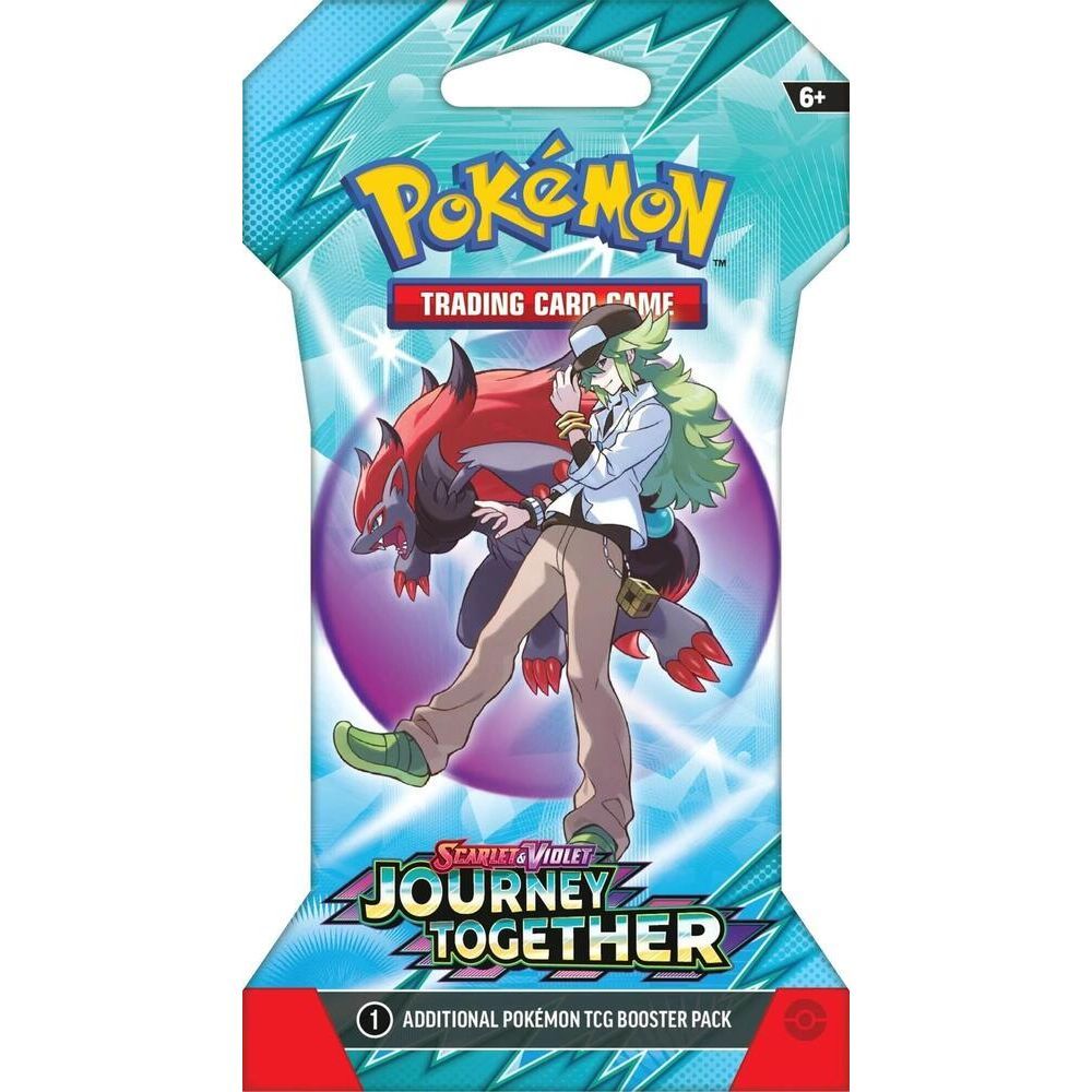 Journey Together Sleeved Booster Pack featuring Pokémon Trading Card Game artwork from Scarlet & Violet series.