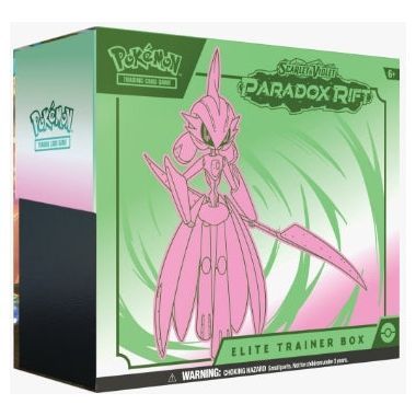 Pokemon: Paradox Rift Elite Trainer Box featuring Scarlet & Violet expansion contents.