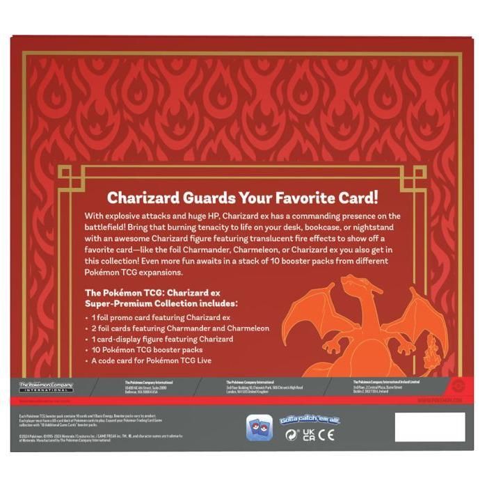 Pokémon TCG Charizard ex Super Premium Collection Figure Box Factory Sealed - War Games USA