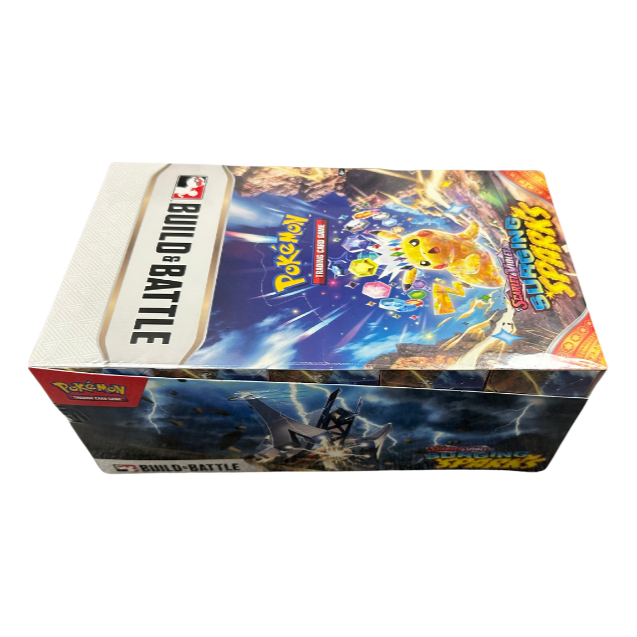 Pokémon TCG Scarlet & Violet 8 Surging Sparks Build & Battle Box Display.