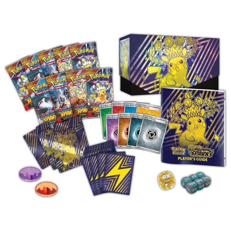 Pokémon TCG: Scarlet & Violet 8: Surging Sparks: Elite Trainer Box - War Games USA