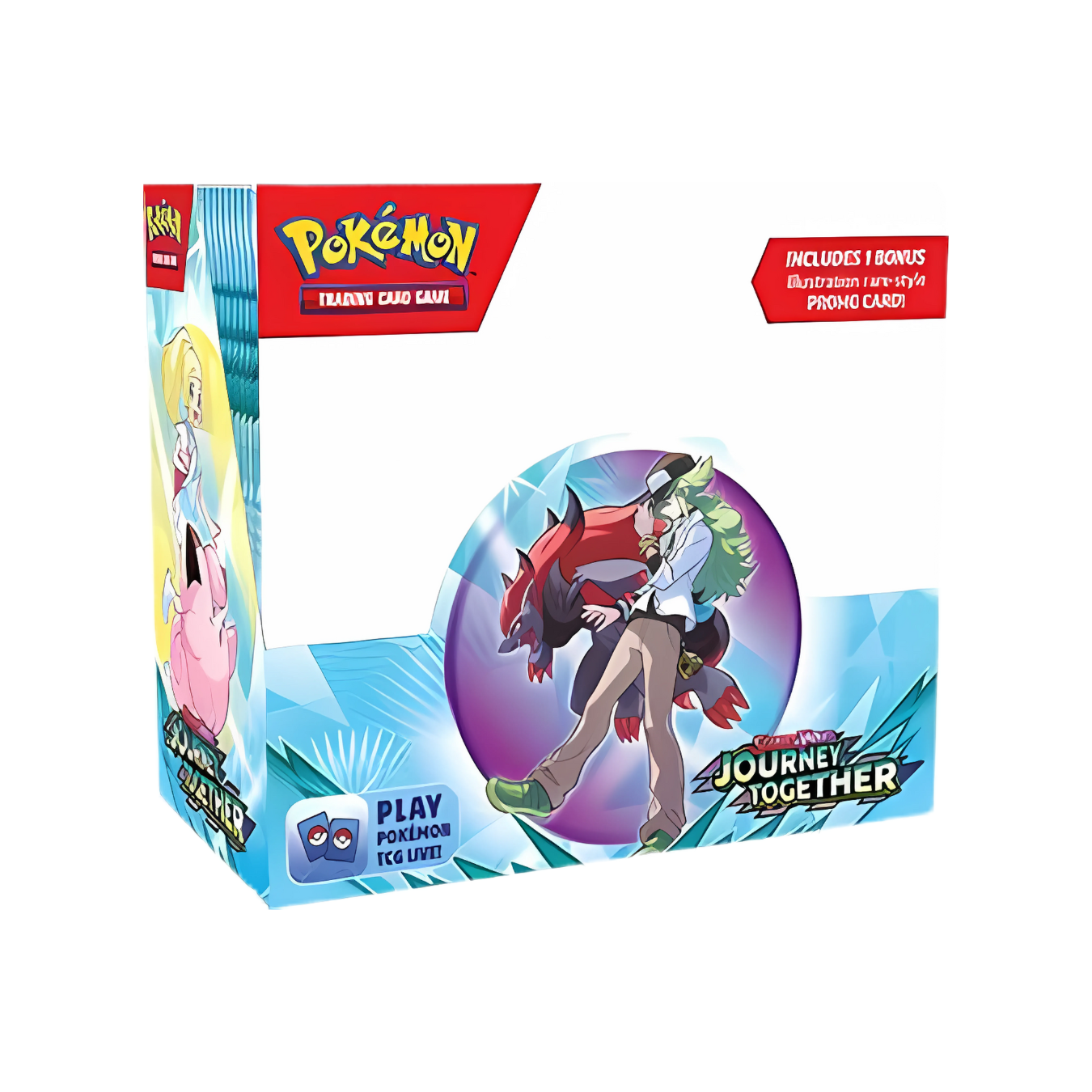 Pokémon TCG: Scarlet & Violet 9 Journey Together Enhanced Booster Display with over 180 cards and special illustrations.
