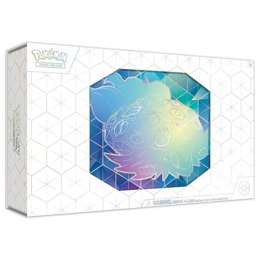 Pokemon TCG: Terapagos ex Ultra-Premium Collection box with Terastal design and gameplay accessories.