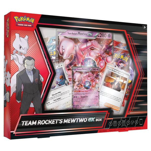 Team Rocket’s Mewtwo ex Box: Pokémon TCG - War Games USA