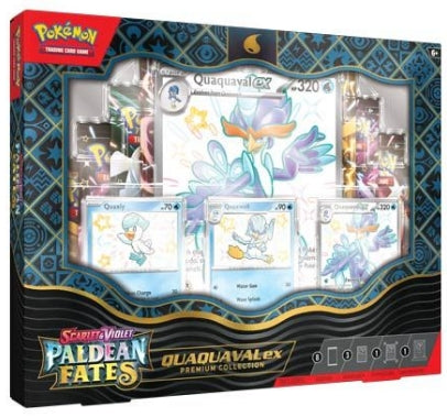 Pokémon TCG: Scarlet & Violet 4.5: Paldean Fates: ex Premium Collection Quaquaval ex