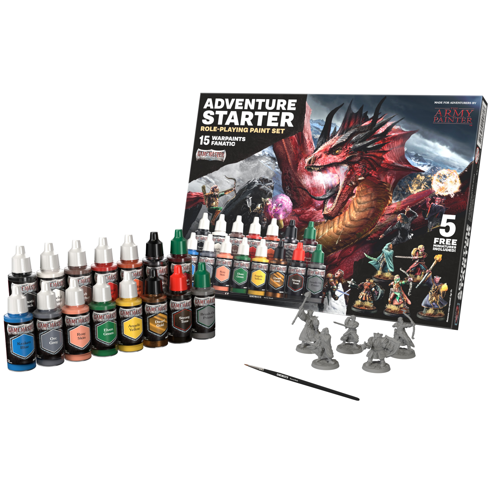The Army Painter: Adventure Starter Roleplaying Paint Set - War Games USA
