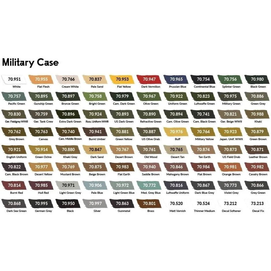 Model Color Military Case (80) - Vallejo