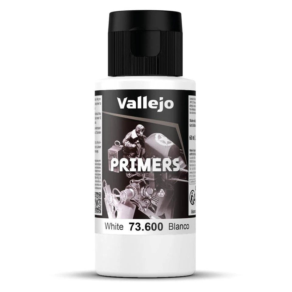 Vallejo Surface Primer: White (60ml)