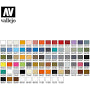 Vallejo Mecha Color Case – 80 Acrylic Paints for Models & Gunpla - War Games USA