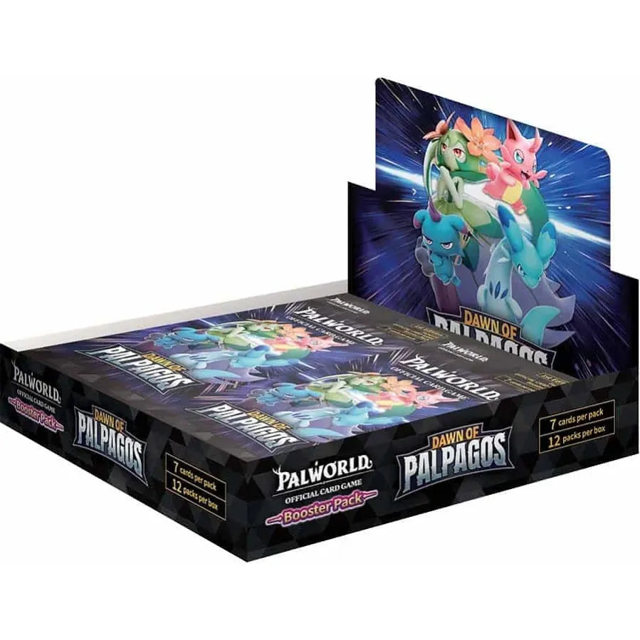 Palworld Official Card Game Dawn of Palpagos booster box, BP01, 12 English packs