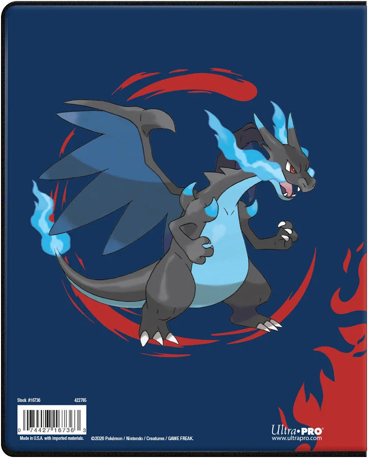Ultra Pro Pokemon 2" Album - Mega Charizard X and Mega Charizard Y - War Games USA
