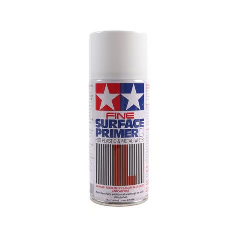 White Fine Surface Primer 180ml - Tamiya