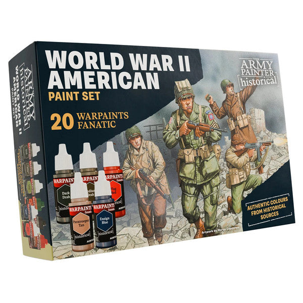 Historical: WWII American Paint Set - War Games USA