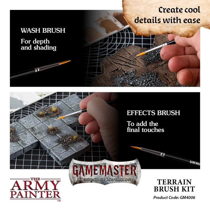 The Army Painter GameMaster Terrain: Brush Kit - War Games USA