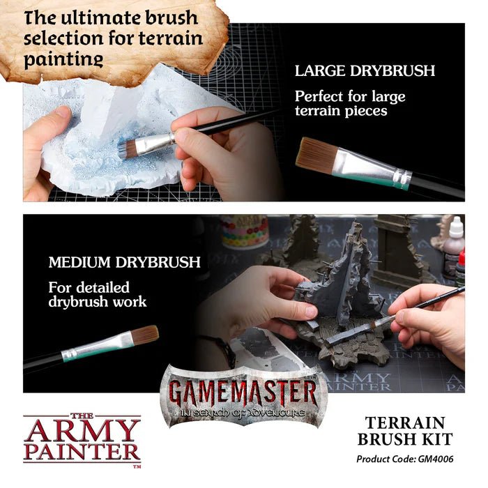 The Army Painter GameMaster Terrain: Brush Kit - War Games USA