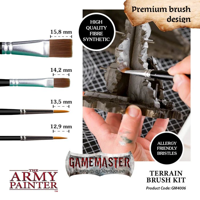 The Army Painter GameMaster Terrain: Brush Kit - War Games USA