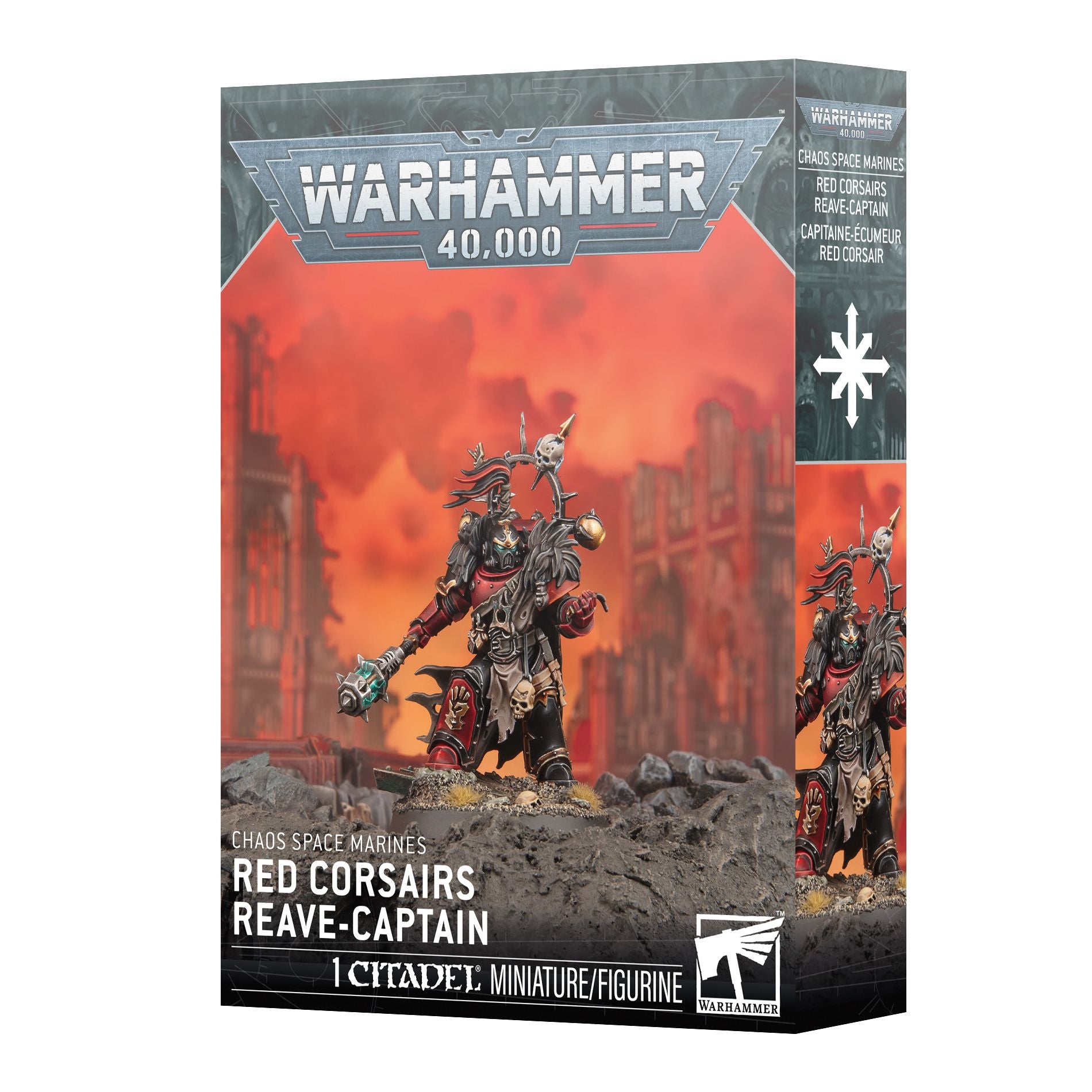 Chaos Space Marines: Red Corsairs Reave-Captain - War Games USA