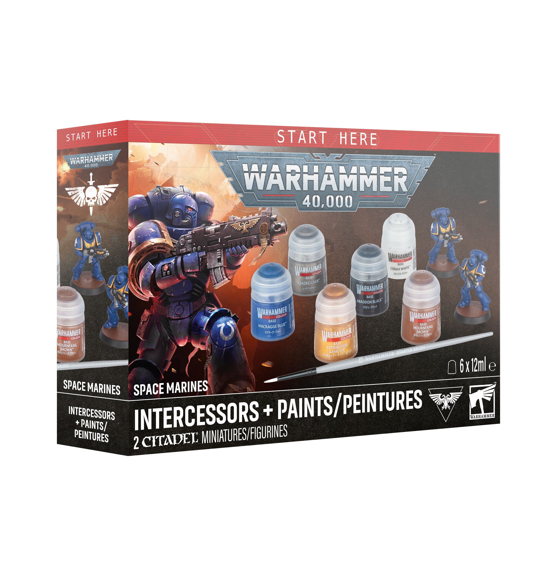 Warhammer 40K: SM Intercessors & Paint Set (2026)