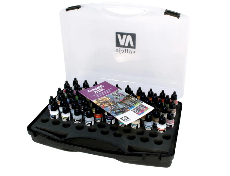 Vallejo Game Air Paint 64 Color Set in Case - War Games USA
