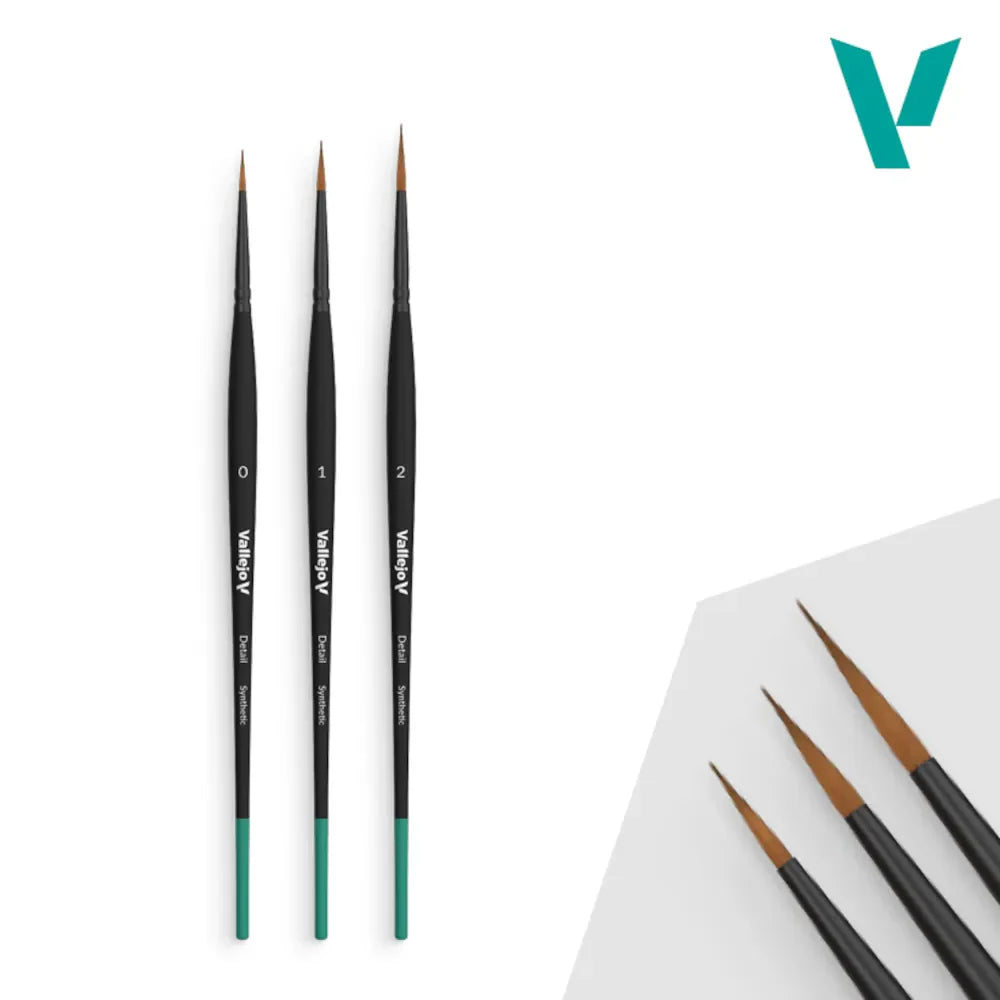 Vallejo Synthetic Design Brush Set - War Games USA