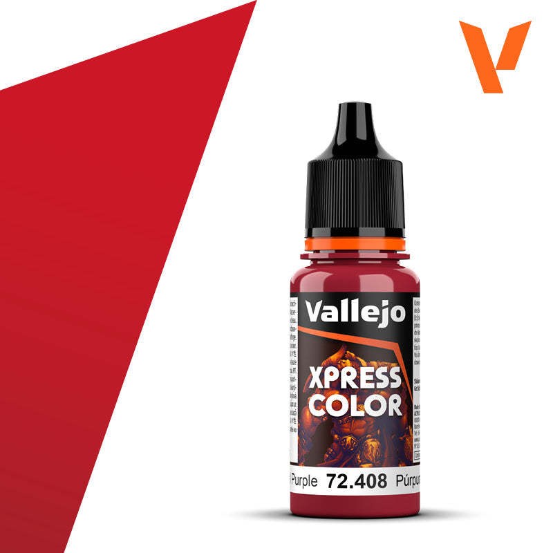 Vallejo Xpress Color Cardinal Purple 72.408 18ml dropper bottle