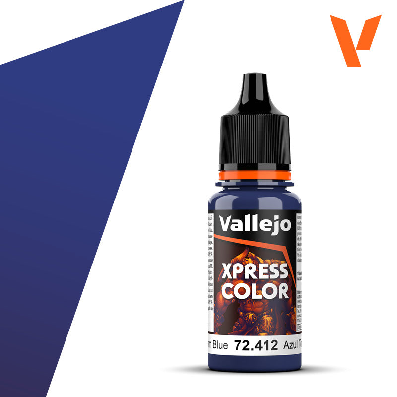Vallejo Xpress Color Storm Blue 72.412 18ml dropper bottle