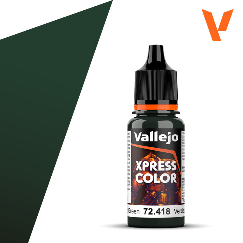 Vallejo Xpress Color Lizard Green 72.418 18ml dropper bottle