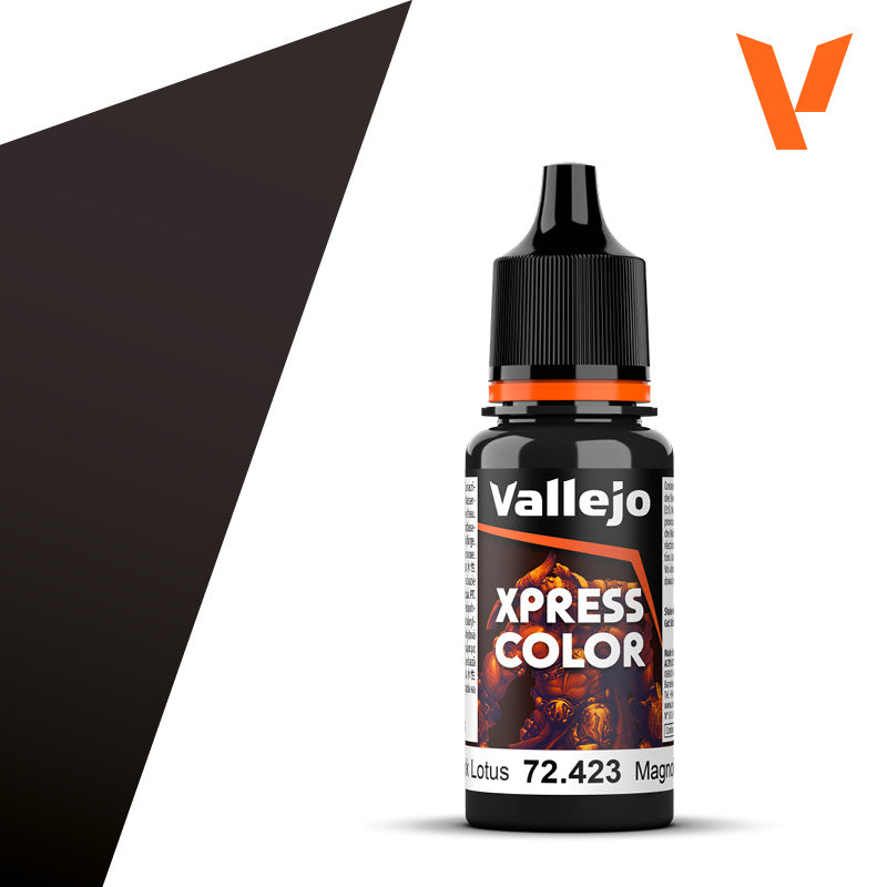 Vallejo Xpress Color Black Lotus 72.423 18ml dropper bottle