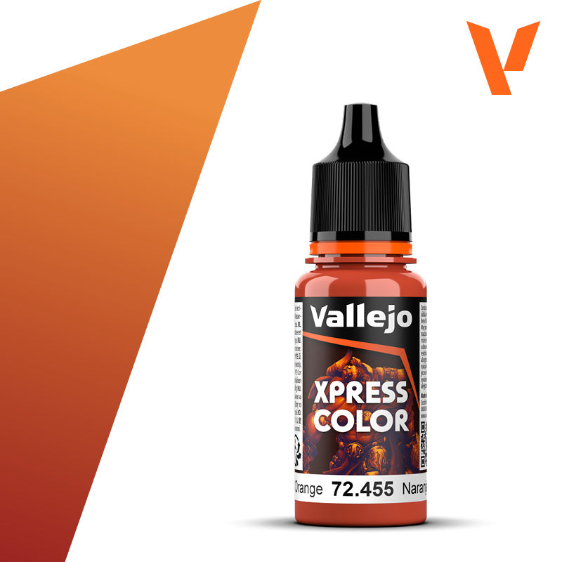 Vallejo Xpress Color Chameleon Orange 72.455 18ml dropper bottle