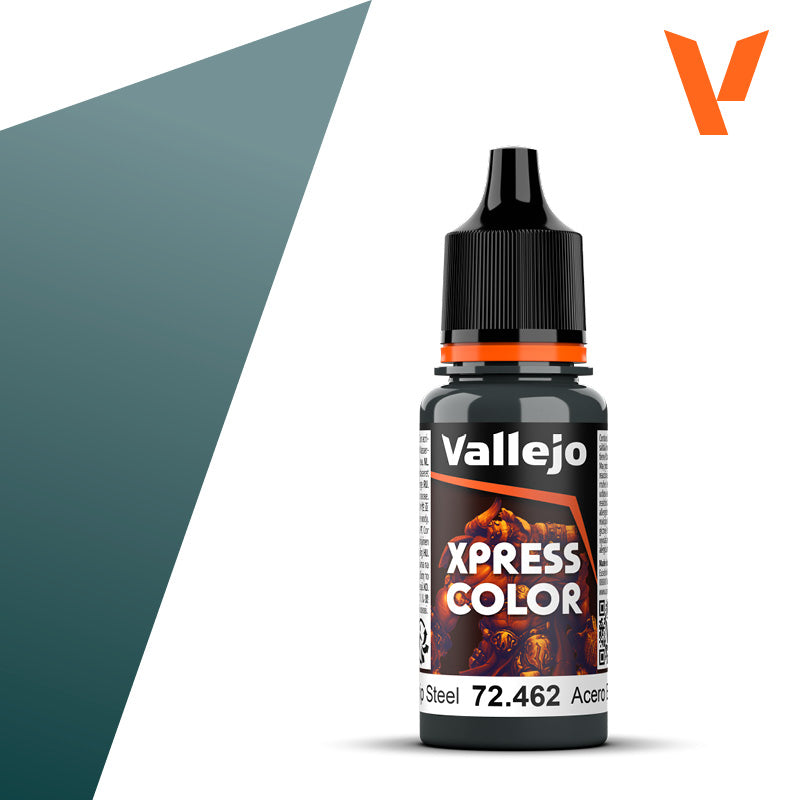 Vallejo Xpress Color Starship Steel 72.462 18ml dropper bottle
