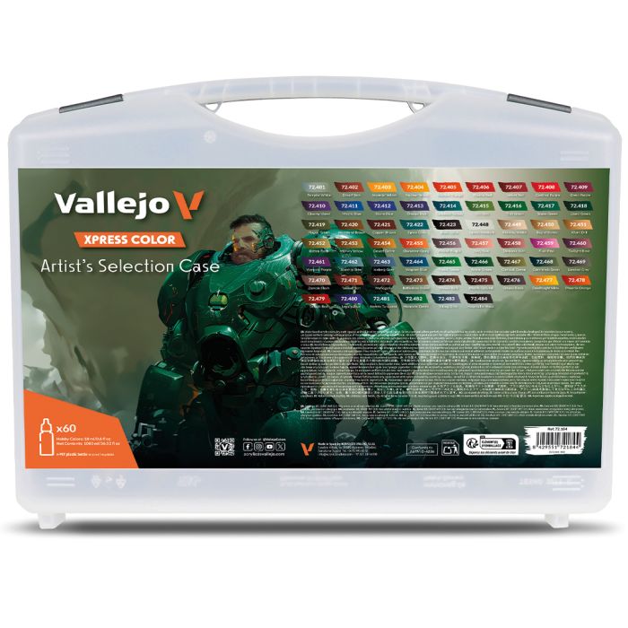 Vallejo Xpress Color Artist Selection Case - War Games USA