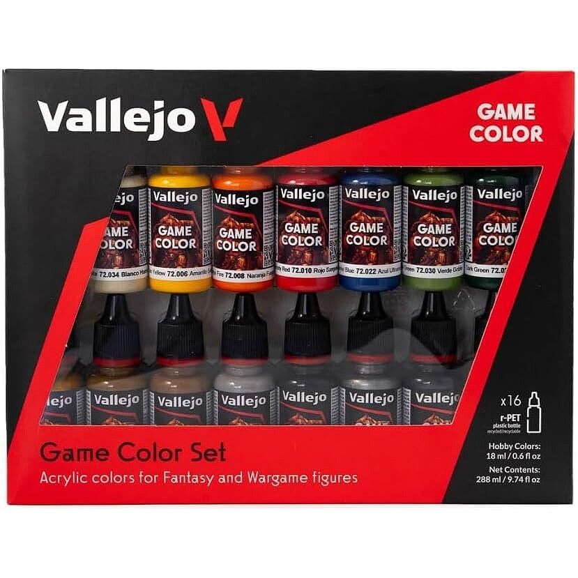 Vallejo Game Color Set (16) - War Games USA