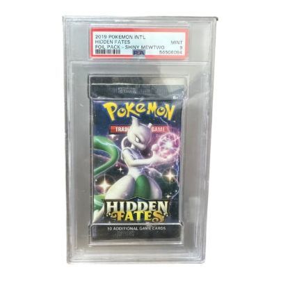 2019 Pokemon Hidden Fates Shiny Mewtwo Foil Pack, PSA Graded Mint 9.