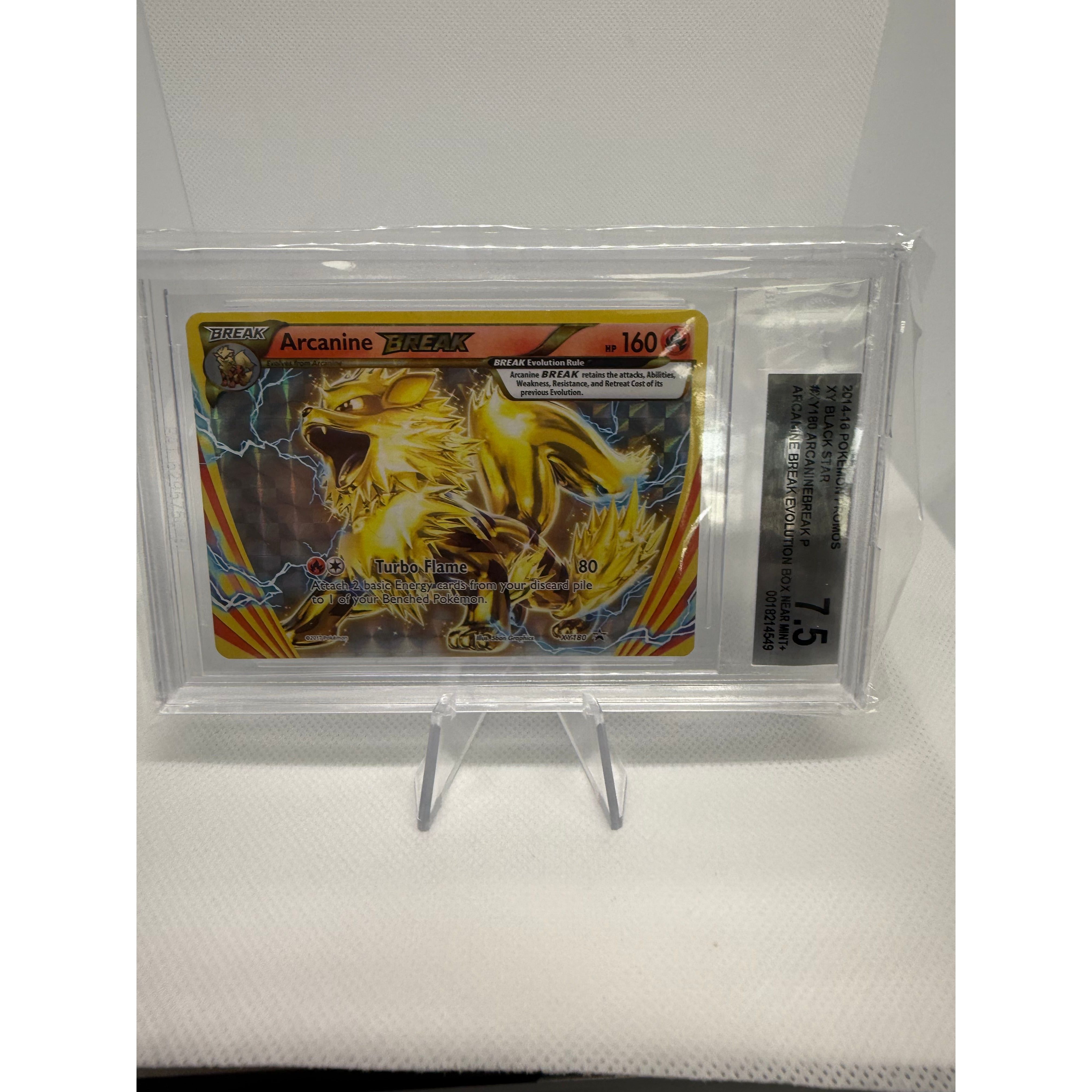 Arcanine Break BGS Graded 7.5 Near Mint Arcanine Break BGS Graded 7.5 Near Mint