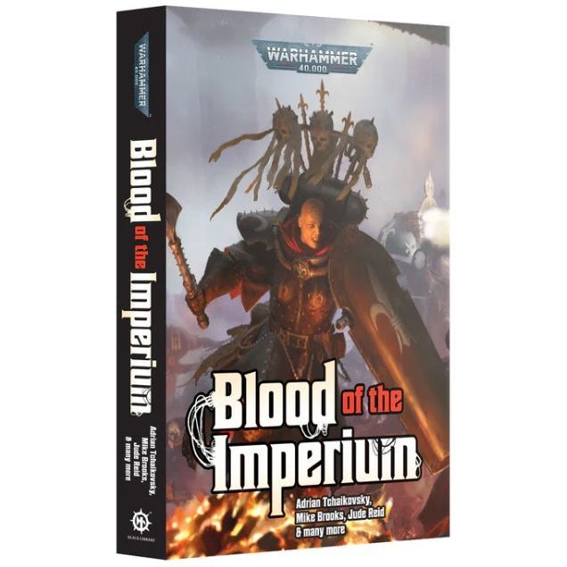 Blood of the Imperium Black Library book cover featuring Warhammer 40,000 artwork.