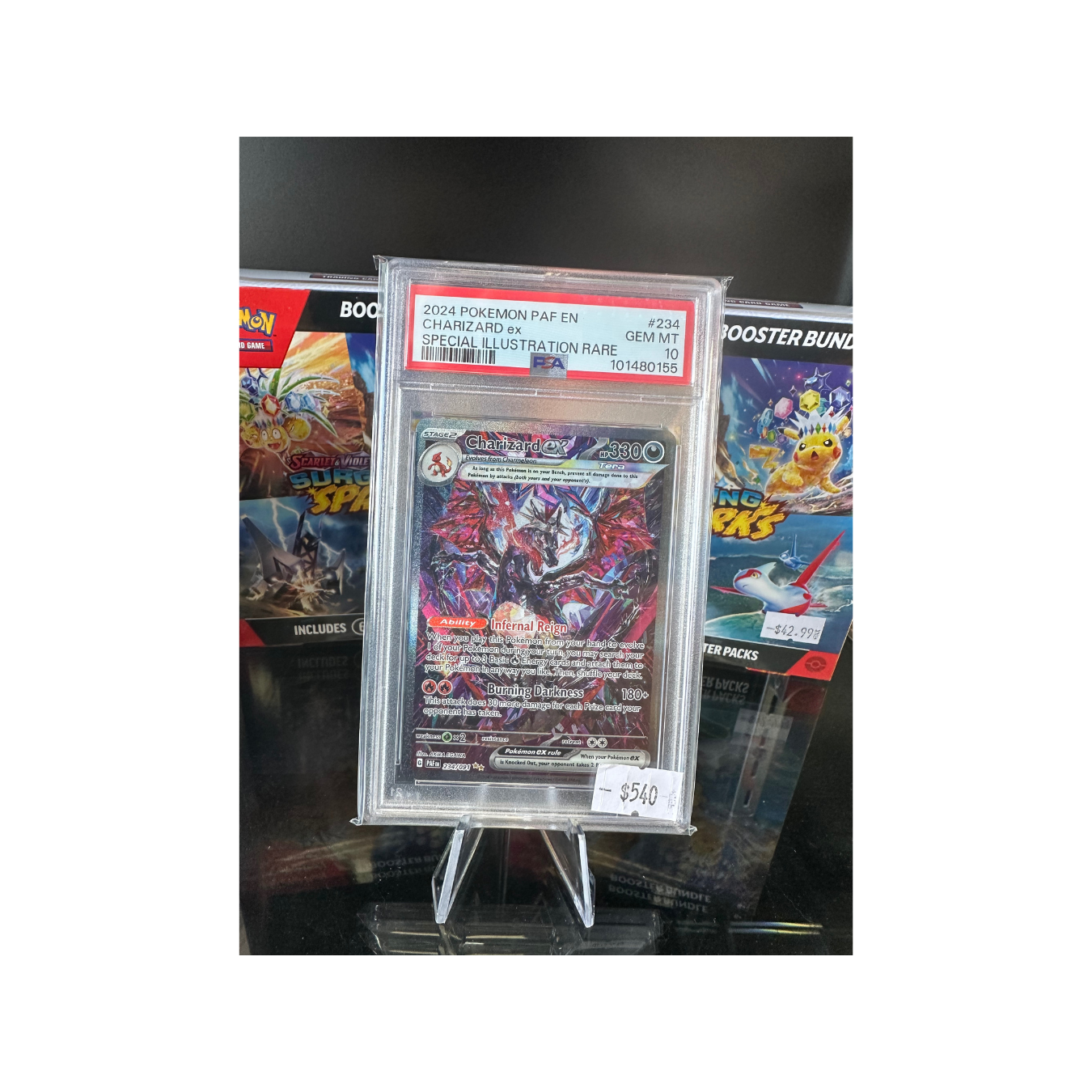 Charizard EX SIR PSA 10 Graded TCG - War Games USA