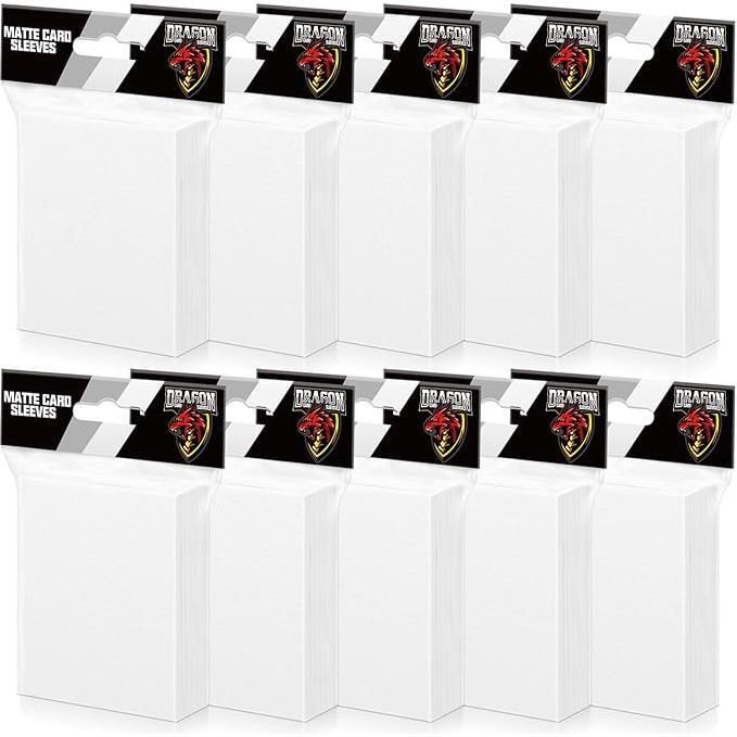 Dragon Matte Card Sleeves packaging in white.