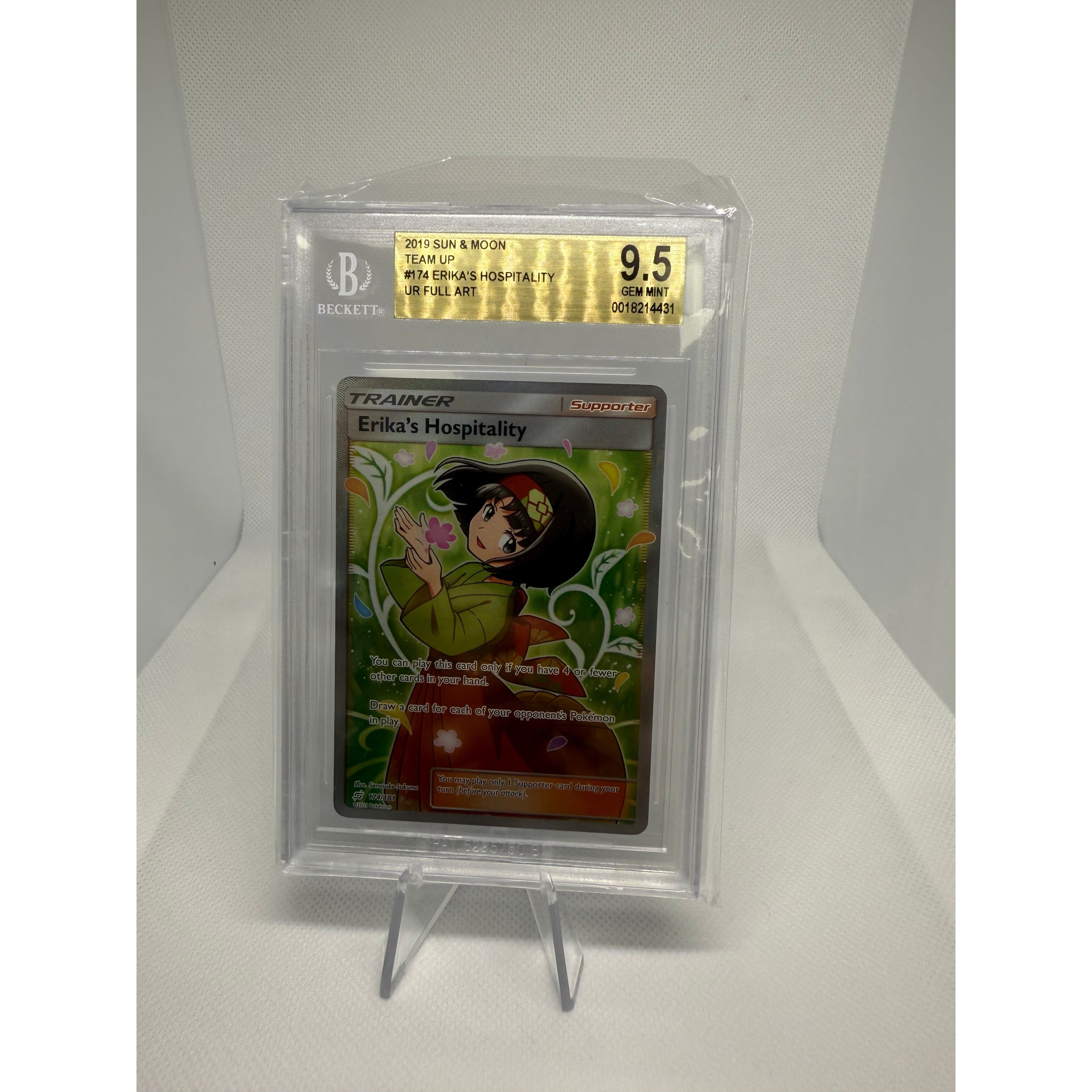 Erika's Hospitality BGS Graded 9.5 Gem Mint Gold Label Erika's Hospitality BGS Graded 9.5 Gem Mint Gold Label
