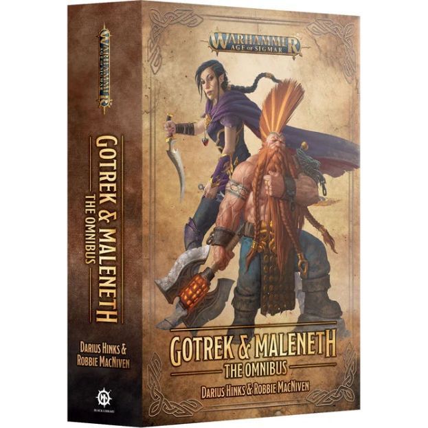 Gotrek & Maleneth: The Omnibus book cover featuring Warhammer Age of Sigmar characters.