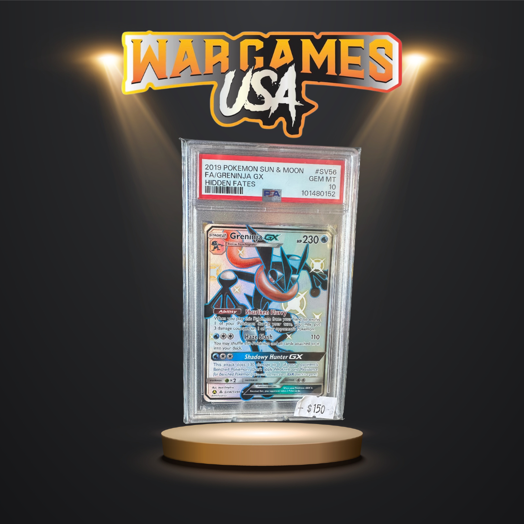 Greninja GX Graded PSA 10 #SV56 - Premium Pokemon Card Greninja GX Graded PSA 10 #SV56 - Premium Pokemon Card