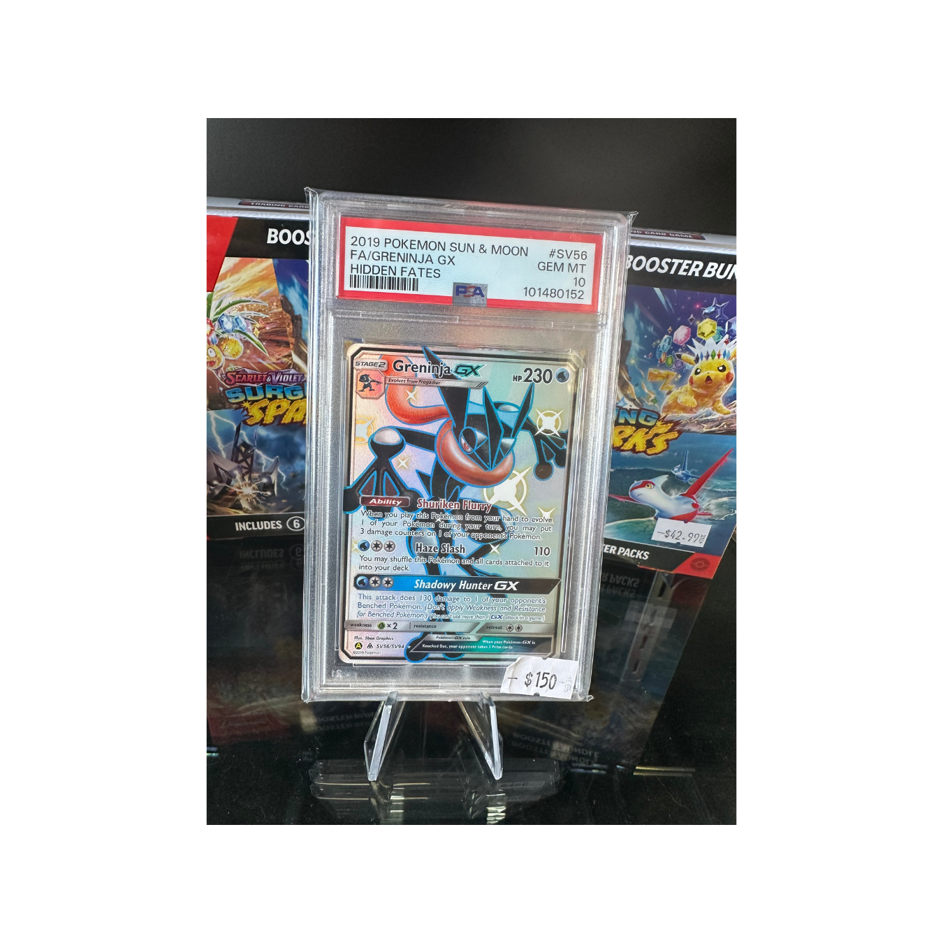 Greninja GX Graded PSA 10 #SV56 - War Games USA
