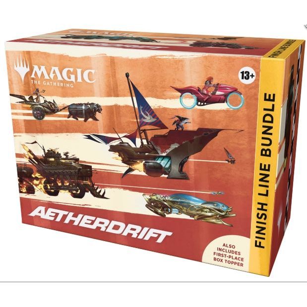 Magic the Gathering Aetherdrift Special Edition Bundle box with vibrant artwork and racing theme.
