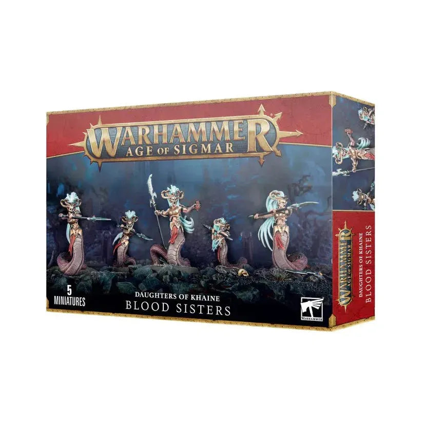 Melusai Blood Sisters miniatures box set from Daughters of Khaine in Warhammer Age of Sigmar.