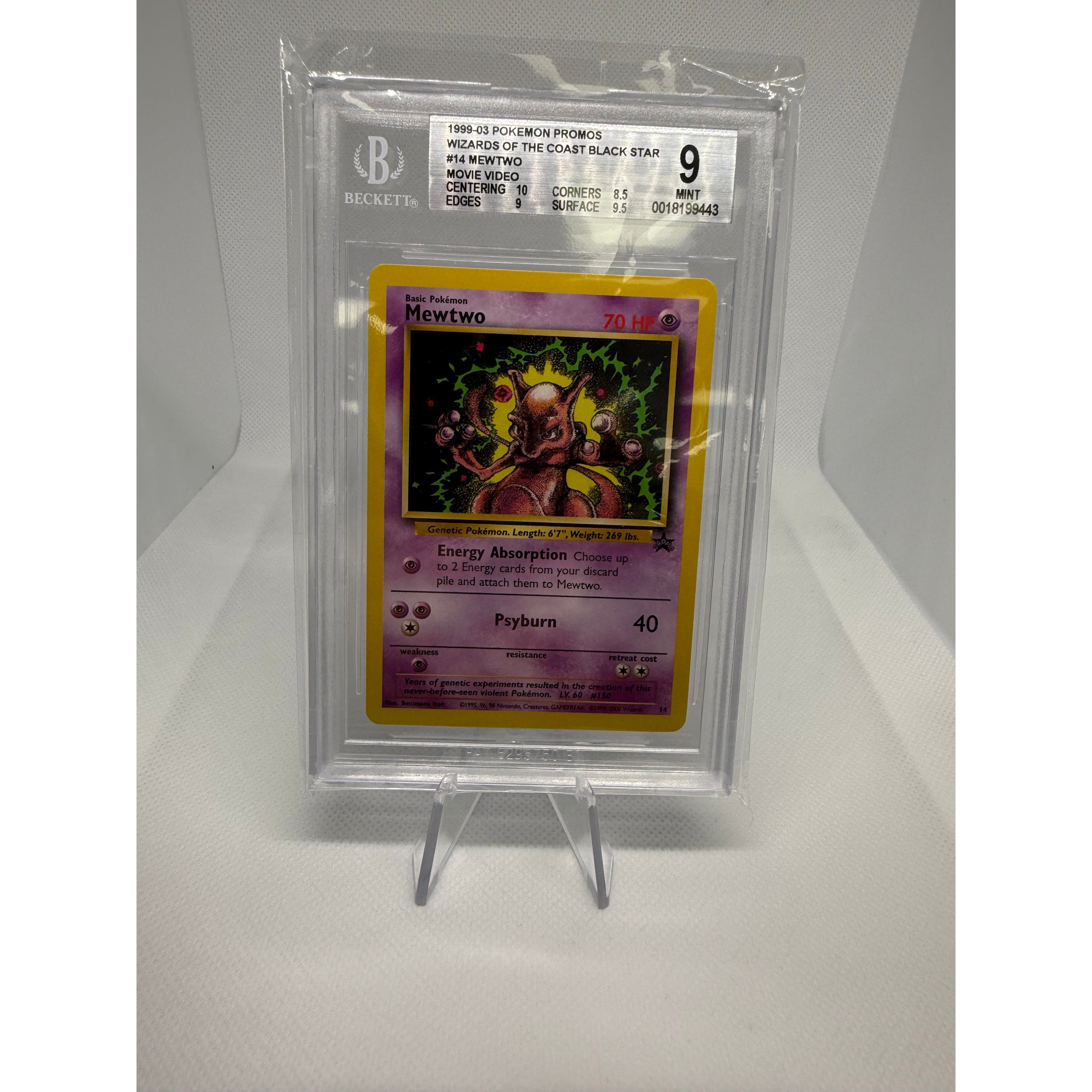 Mewtwo BGS Graded 9 Mint