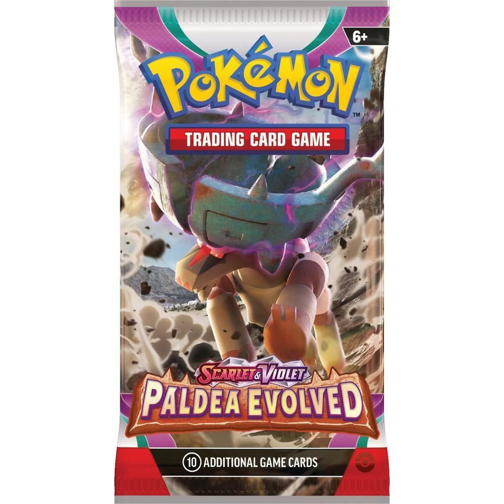 Pokemon Scarlet & Violet Paldea Evolved Booster Pack featuring Tera Pokémon ex.